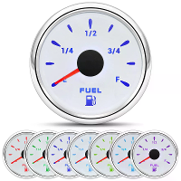 2'' 52Mm Professionele Automotive Oliepeil Meter met 0 190Ω Weerstandsaanwijzer Display Waterdichte Brandstofpeilmeter +