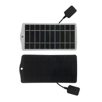 2,5W 5V Zonnepaneel Oplader Hoge Efficiëntie Monokristallijn Silicium Waterdicht USB Uitgang Draagbare Zonnekrachbank 20