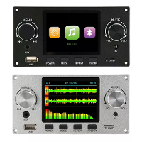 2,8 Inch IPS Scherm Audio Decoder Bord Bluetooth 5.3 MP3 FLAC WAV APE Ondersteuning I2S Digitale Uitgang USB Geluidskaar