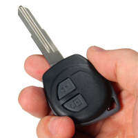 2 Button Remote Key Fob Case Shell + Rubber Pad For Suzuki Swift Ignis Alto Sx4
