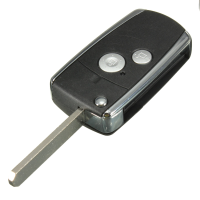 2 Buttons Remote Black Flip Key Shell For Honda Civic Crv Jazz Accord Odyssey