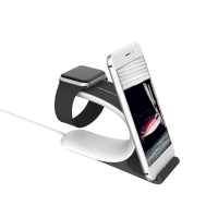 2 In 1 Desktop Stand Charging Dock Phone Holder For Apple Watch Iphone Samsung Xiaomi