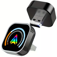 2 In 1 Draadloze Carplay Android Auto Adapter Draad naar Draadloze Converter Plug and Play Slimme Box