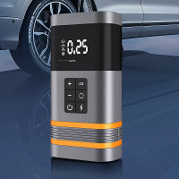 2 In 1 Draagbare Auto Luchtpomp Noodstartaccu Powerbank Inflator met LED Licht Snelle Inflatie Noodvoeding