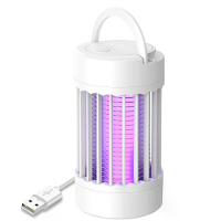 2 In 1 Draagbare Mini USB Oplaadbare Muggen Killer Lamp Kleine Nachtlamp Bug Zapper Licht Anti Muggen Lamp Elektrische S