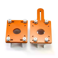 2 In 1 Houtrouter Slot Locator Nauwkeurige groefhouder Handheld randafwerker basis Precisie houtbewerking frees middel