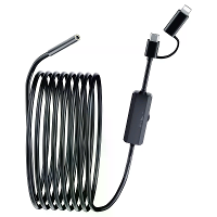 2 In 1 IOS Android 8mm Bedrade Industriële Endoscoop Smartphonecamera 1m/2m/5m/10m Type C HD 960P Bedrade Pijpinspectie