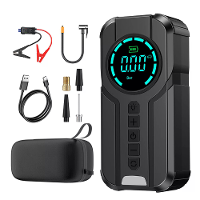 5000A 2 in 1 Startbooster met Luchtcompressor Noodenergiebank Verlichtingsfuncties voor Autobatterijstarter en Bandenopb