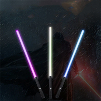 2 In 1 Metalen Laser Zwaard met Geluid en Zeven Kleuren Lichten Oplaadbaar Perfect voor Cosplay en Rollenspel