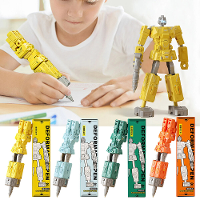 2 In 1 Robot Speelgoed Veranderende Pen Robot Transformatie Actiefiguur Model Kinderen Kinderen Verjaardagsgeschenken