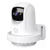 2 In 1 rookmelder beveiligingscamera 1080P PTZ draadloze dual band wifi indoor surveillance camera nachtzicht tweeweg au