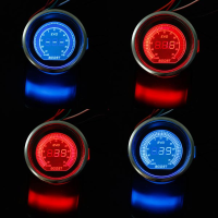2 Inch 52mm Psi Turbo Car Led Vacuum Boost Meter Gauge Black