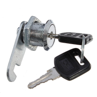 2 Keys Door Cabinet Drawer Cupboard Cam Camlock Security Lock
