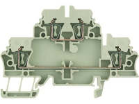 2 Lagige serieklem ZDK 2.5 2 BL WeidmÃ¼ller Inhoud: 50 stuks