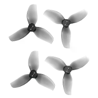 2 Paar / 6 paar HQProp T2.8X2.4X3 2824 2.8 Inch 3 gaten 3 bladige grijze propeller 1.5 Mm as voor RC FPV racing drones