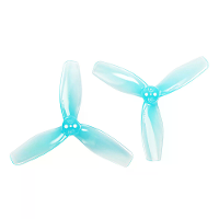 2 Pairs / 6 Pairs Gemfan 3024 3 Inch 3 Blades PC Propeller 1.5Mm 3 Holes voor RC FPV Racing Drone Compatibel met 1408 39