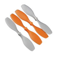 2 Pairs 60mm Cw Ccw Propellers In Orange And Grey For Scisky 32 Bits Brushed Fc