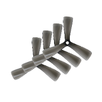 2 Pairs iFlight Nazgul Cine3535 3535 3 blade 3.5 Inch Propeller voor Protek35 Whoop FPV Racing Drone