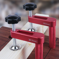 2 Pakketten JIGHOLE 19mm/20mm Werkbank Hondenklemmen MFT Tafel Werkbank Gat Klemmen voor Houtbewerking Klemmen Handgeree