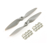 2 Pieces Apc Style 8040 8x4 Dd Direct Drive Propeller Blade Cw Ccw For Rc Airplane