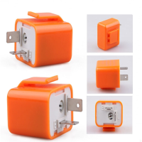 2 Pin Led Turn Signal Flasher Relay Motorcycle Speed Adjustable 12v