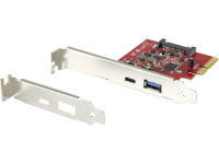 2 Poorten Usb 3.1 Controllerkaart Usb A, Usb C Pcie Renkforce