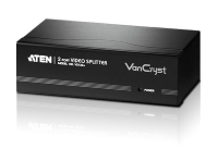 Vga Splitter 2 Poorten Aten Vs132a At G Met Ingebouwde Repeater 2048 X 1536 Pix Zwart