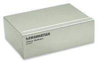 2 Poorten Vga Splitter Manhattan Zilver