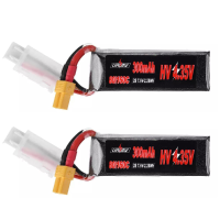2 Stks URUAV 7.6 V 300 mAh 80C / 160C 2S HV 4.35 V Lipo Batterij XT30 Plug voor BETAFPV Whoop Quadcopter
