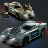 2 Stukjes Crazon PZ24241A RTR 2.4G RC auto Battle Crash Racing Drie Snelheidsversnellingen LED Licht Afstandsbediening V