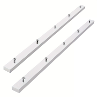 2 Stukjes tafelzaag kruis snijlade miters met voorgeboorde gaten 3/4