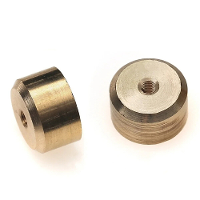 2 Stuks 10 g messing chassis gewicht balancer contragewicht voor Tamiya Wltoys HSP Kyosho YOKOMO RC Drift Touring Car Up