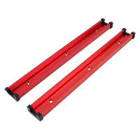 2 Stuks 30 Type Houtbewerking T groef Rail Houtbewerking Glijrail Limietgidsrail Duwstang Universele Glijtafel DIY Aanpa