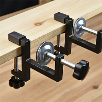 2 Stuks Aluminium Legering Houtbewerking Dubbele Klemmen G Clips voor Hout Plastic Snijden Boren & Repareren
