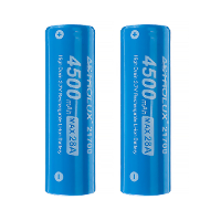 2 Stuks Astrolux® E2145 4500mAh 28A 3.7V 21700 li ion batterij Onbeschermd Hoog Vermogen Oplaadbare Lithium Powercel Voo