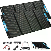 2 Stuks Astrolux® FSP200 18V 200W Opvouwbaar Zonnepaneel Draagbare Zonne oplader USB DC Multi Output voor Energienet Tab