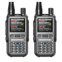 2 Stuks BAOFENG UV 5R Mini 5W Walkie Talkie Bluetooth APP programmering Multi Band One Click Kopieer Frequentie Type C 5