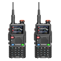2 Stuks BAOFENG UV 5RH PRO Walkie Talkie 10W GPS 640 Kanalen Type C Opladen NOAA Weeradio EU Stekker
