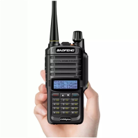 2 Stuks Baofeng UV 9R Plus 5W Upgrade Versie Tweerichtingsradio VHF UHF Walkie Talkie voor CB Ham EU Plug