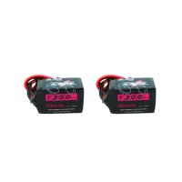 2 Stuks CNHL Black Series 1300mah 22.2V 6S 100C Lipo batterij XT60 stekker voor RC Drone FPV Racing