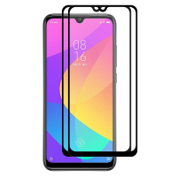 2 STUKS Enkay 0.26Mm 9 Hardheid 3D Gebogen Volledige Lijm Gehard Glas Screen Protector voor Xiaomi Mi A3 / Xiaomi Mi CC9