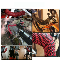2 Stuks Fietsstuurbanden EVA Materiaal Ademend Antislip Schokabsorberende Comfortabele banden voor racefiets