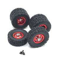 2 Stuks geüpgrade metalen velgen banden wielen dubbele/enkele voor WPL 1/16 C14 C24 C34 B14 C24 B16 B36 RC auto voertuig