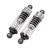 2 Stuks Geüpgradede Aluminium Afgedichte Oliegevulde Schokdemper Demper voor HBX 16889 1602 1/16 RC Auto Onderdelen M161