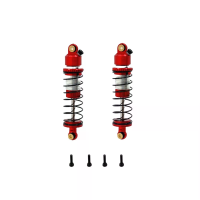 2 Stuks Geüpgradede metalen olie gevulde voorste en achterste schokdempers voor Wltoys 244016 LOSI Micro B 1/24 RC auto'