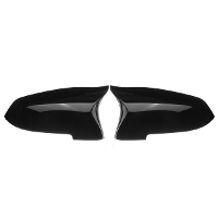 2 Stuks Gloss Black zijspiegelkappen voor BMW 5 6 7 serie F10 F18 F11 F06 F07 F12 F13 F01 2014 16