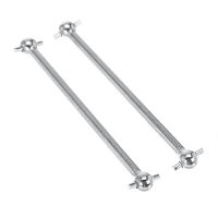 2 Stuks HBX 2996A 2996 FC610 1/10 RC autodelen Metalen achterste aandrijfas Voertuigmodellen Reserveonderdelen T2112