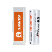 2 Stuks Lumintop 21700 vlakke bovenkant batterij 5000mAh hoge capaciteit oplaadbare Li ion cel 3.7V/18.5Wh zaklamp RC hu