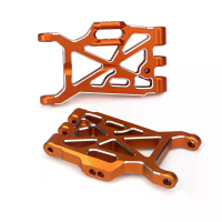 2 STUKS Opgewaardeerde Aluminiumlegering Voorste en Achterondersteuning Schommelarmen voor ZD Racing MT16 BX12 SC12 1/12