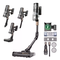 2 Stuks Proscenic P20 OnePass draadloze stofzuiger, 70000Pa zuigkracht, 70 minuten bedrijfstijd, 680W borstelloze motor,